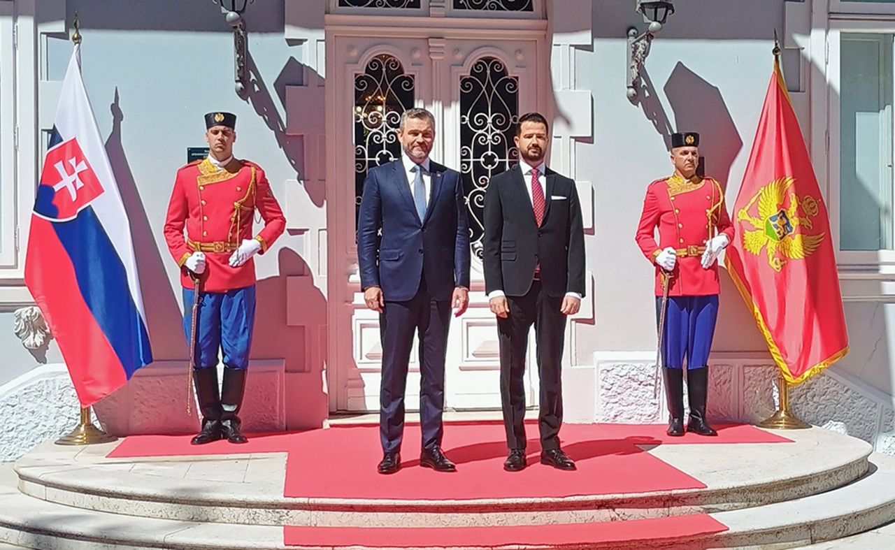 Prezident SR Peter Pellegrini na návšteve Čiernej Hory