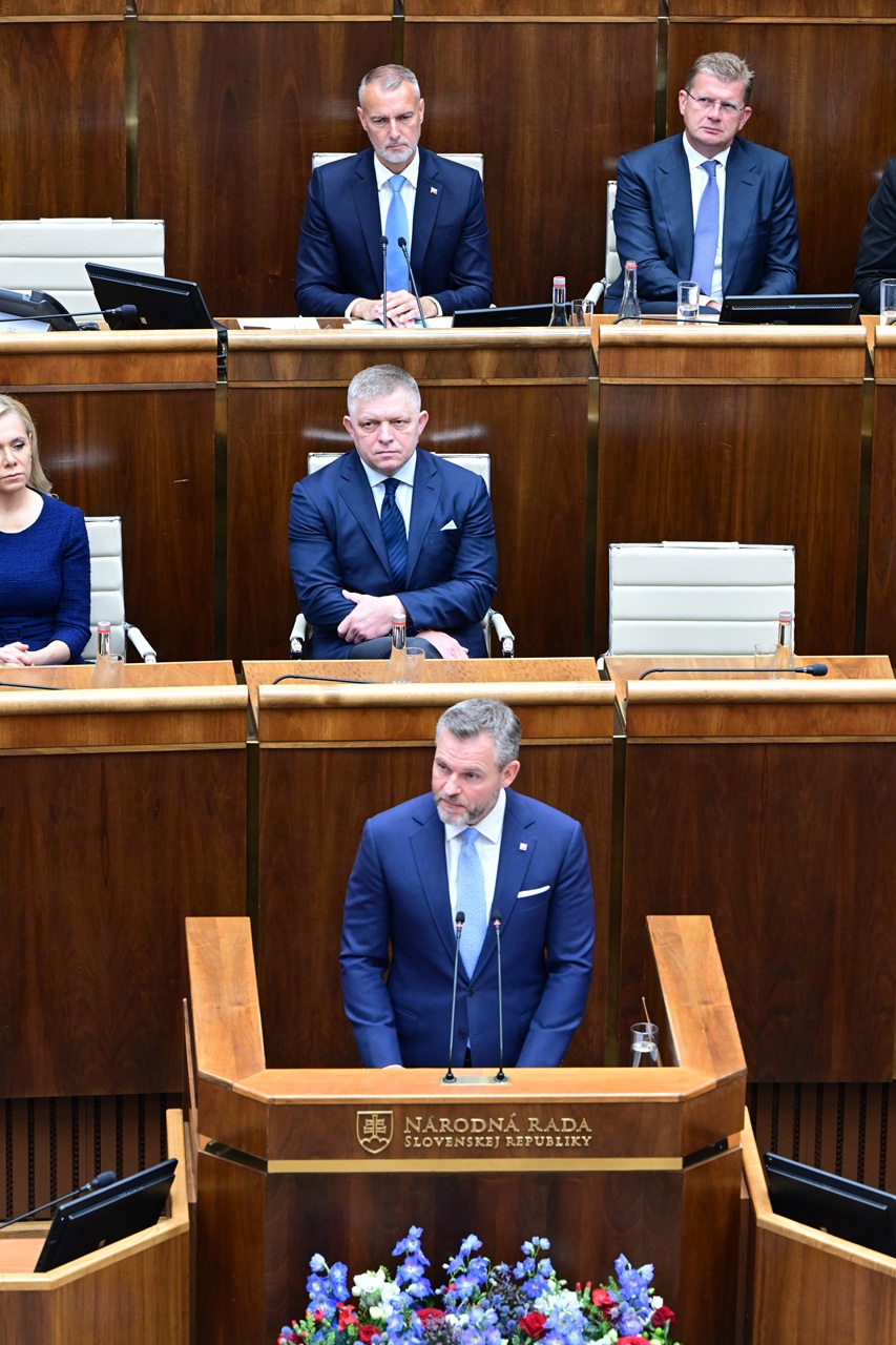 Prezident Peter Pellegrini vystúpil so správou o stave republiky pred poslancami NR SR