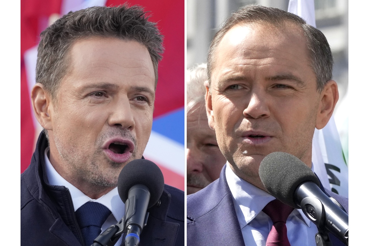 Trzaskowski a Nawrocki