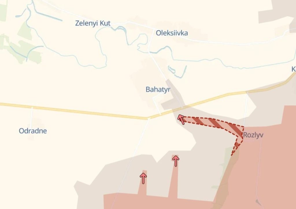 Ukrajinské ozbrojené sily strácajú kontrolu nad obcou Bogatyr na diaľnici Doneck - Záporožie