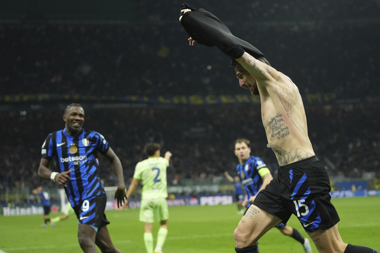 APTOPIX Italy Soccer Champions League Inter Miláno FC Barcelona