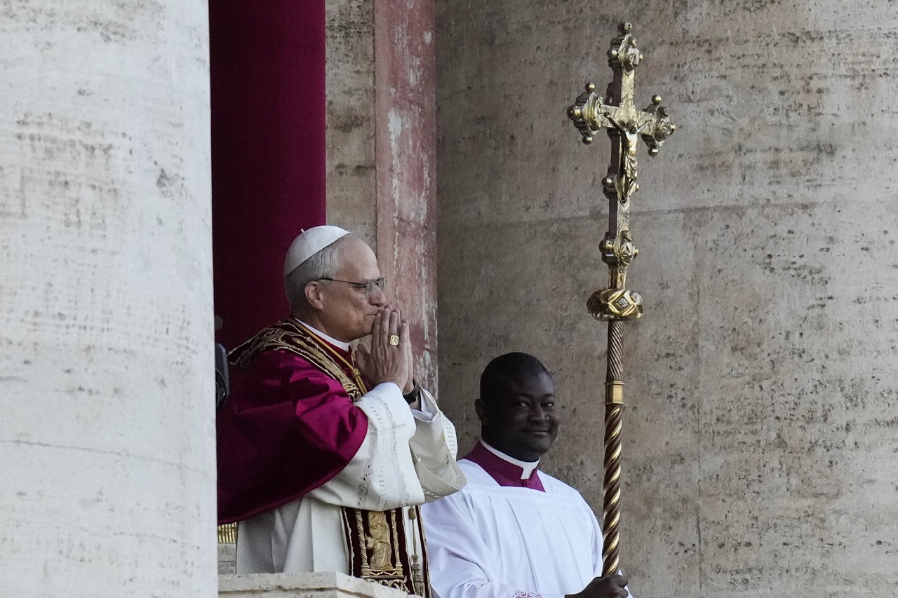 APTOPIX Vatican Conclave New Pope nový pápež Lev XIV.