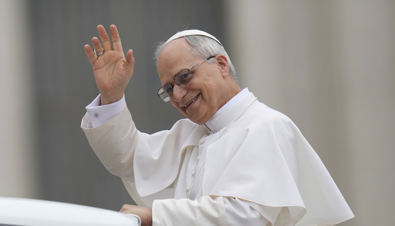 APTOPIX Vatican Pope pápež Lev XIV.
