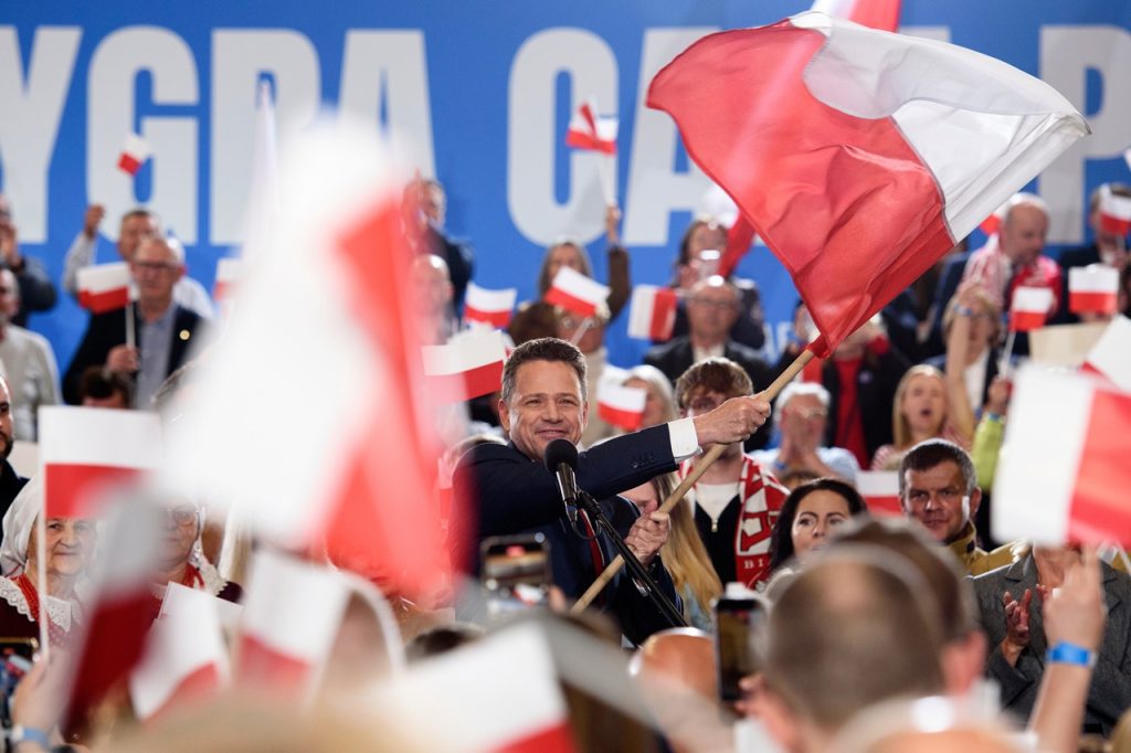 Prvé kolo volieb prezidenta podľa exit pollu vyhral Trzaskowski voľby v Poľsku prezident