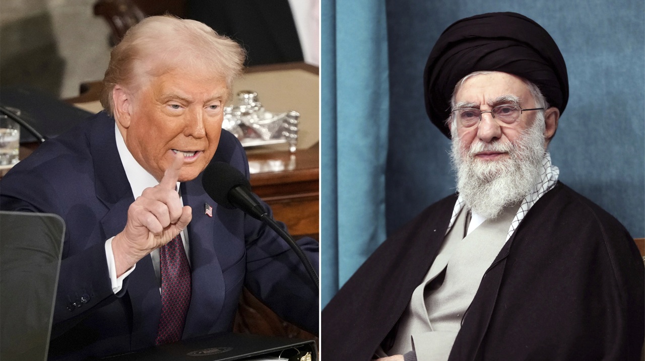 Trump-Mideast ajatolláh Alí Chameneí