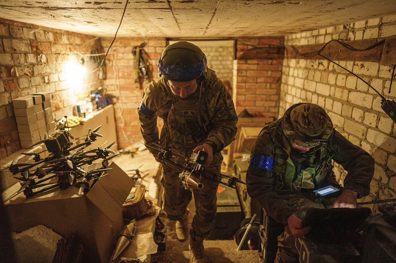 Ukraine Russia War Charkov Ukrajina ukrajinský vojak drony