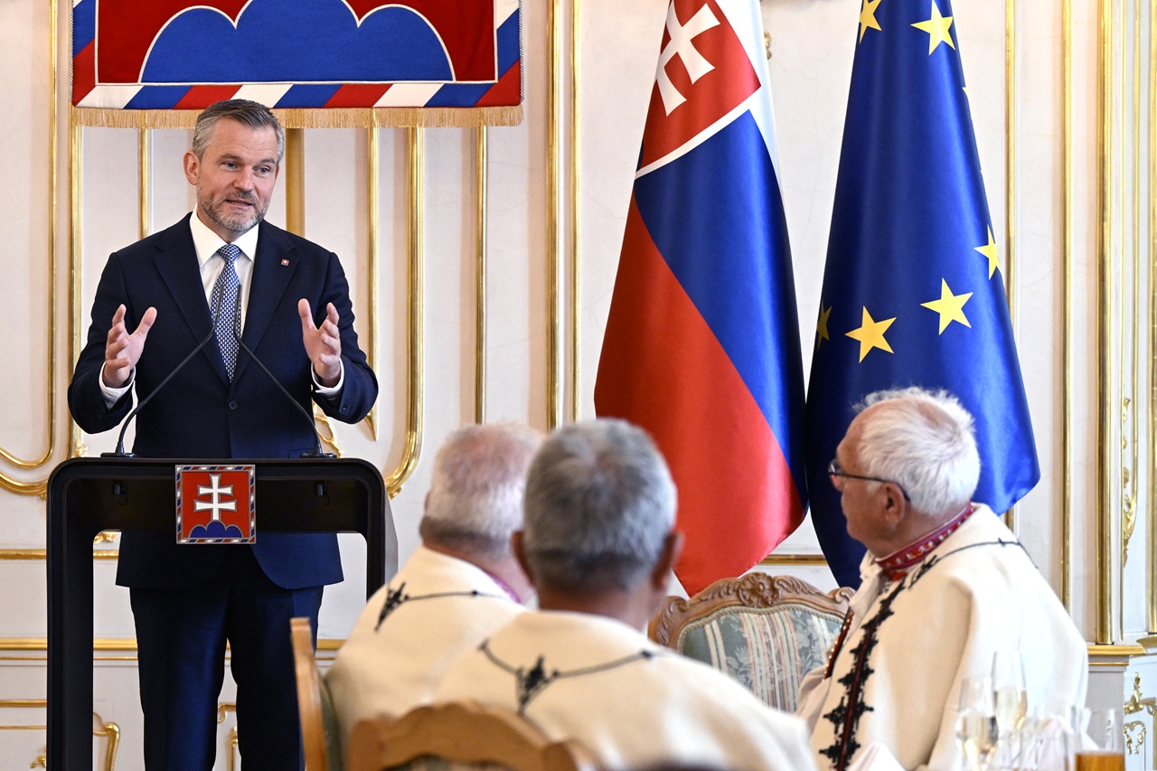 Slávnostný obed prezidenta SR Petra Pellegriniho pri príležitosti prvého výročia inaugurácie