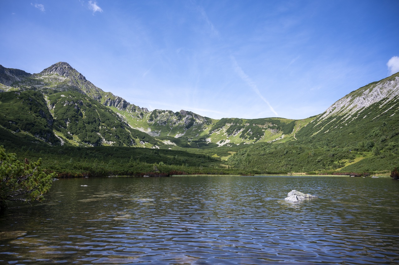 Vysoké Tatry Jahňací štít Veľké Biele pleso