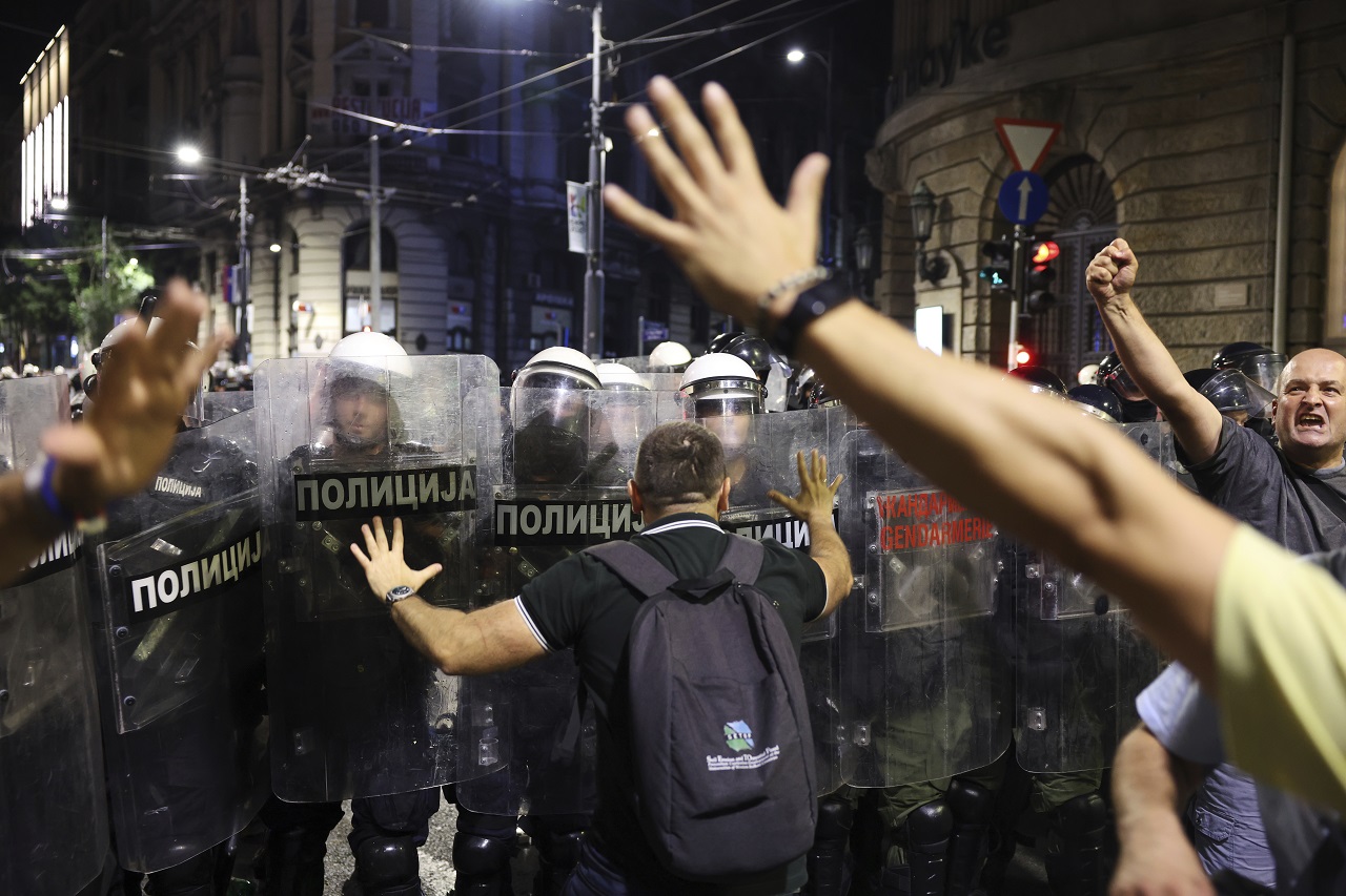 Protest v Srbsku
