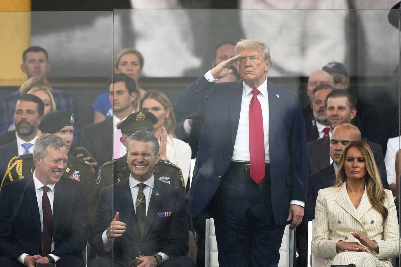 Vojenská prehliadka v USA