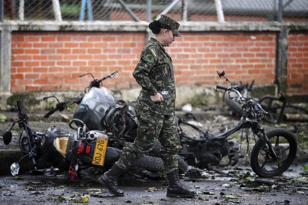 Colombia Bomb Kolumbia vojačka