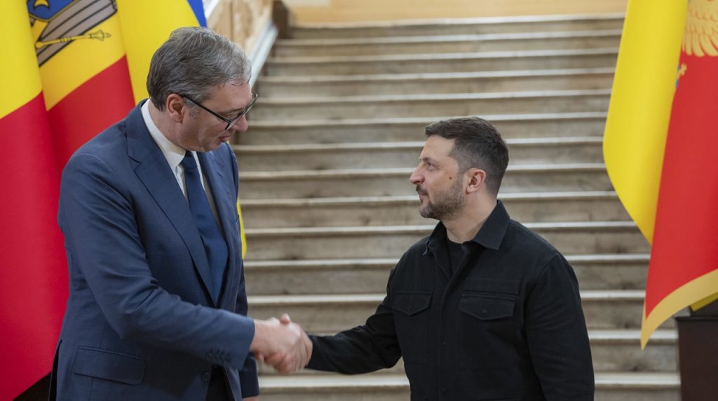 Russia Ukraine War Summit Zelenskyj Vučič