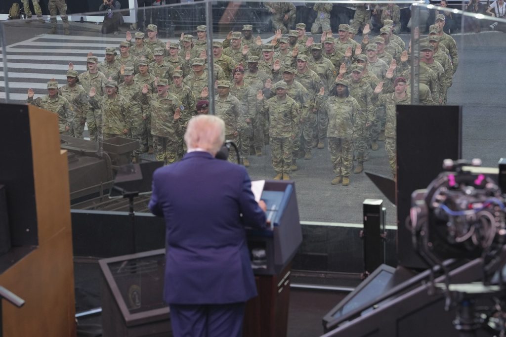 Vojenská prehliadka v USA