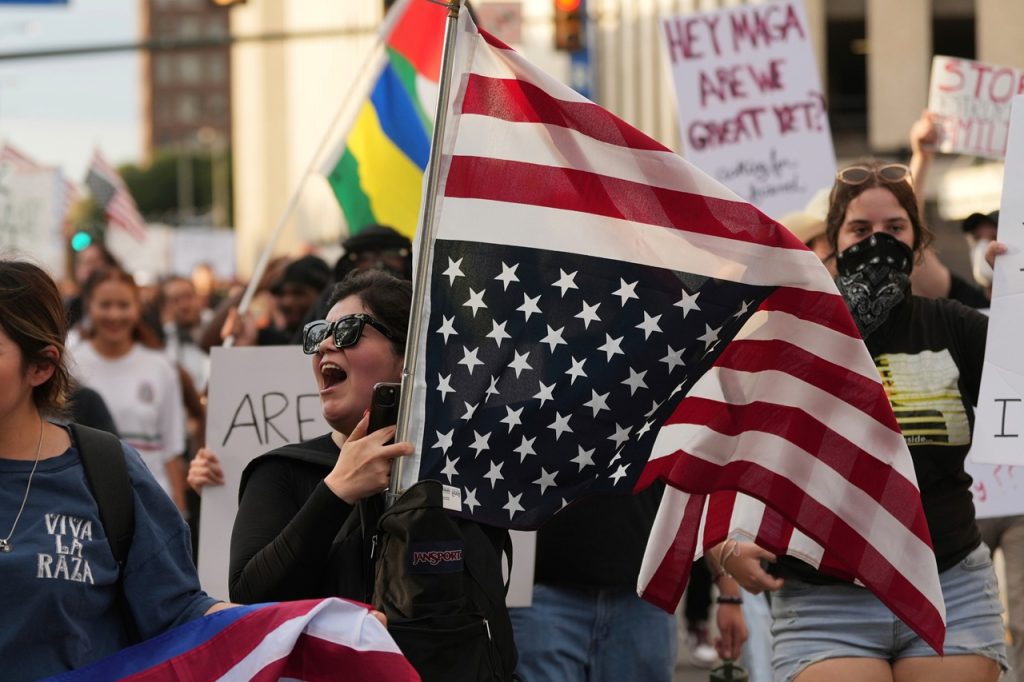 US Immigration Protest protestujúci USA