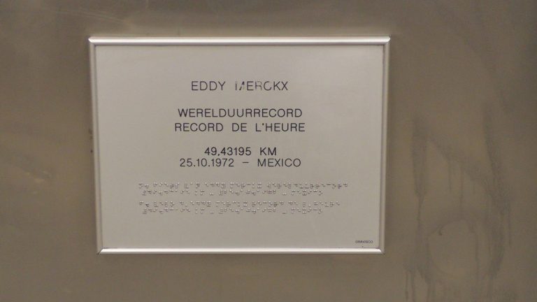 Merckx pamätná tabuľa