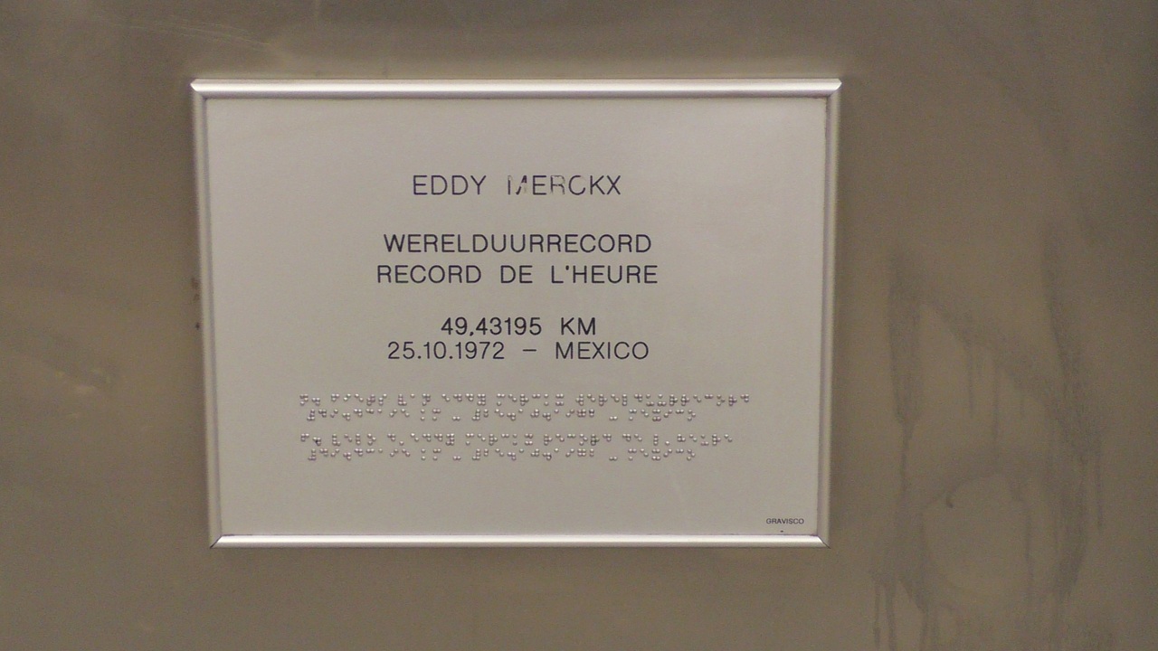Merckx pamätná tabuľa