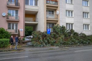 Prešov búrky mimoriadna situácia