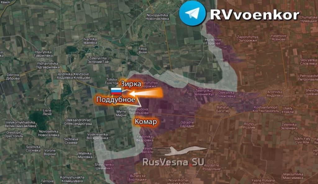 Ruská armáda obsadila obec Poddubnoje neďaleko hraníc DĽR a Dnepropetrovskej oblasti