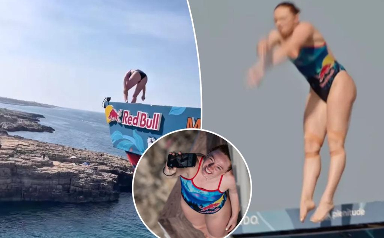 Kanadská skokanka do vody Molly Carlsonová