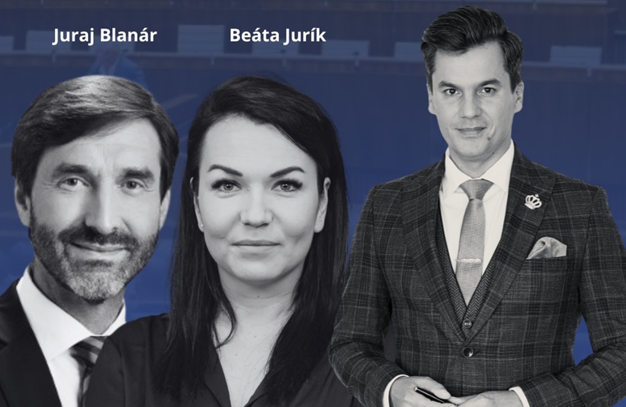minister zahraničných vecí Juraj Blanár (Smer-SD) a poslankyňa parlamentu Beáta Jurík (PS) v nedeľnej relácii televízie TA3 V politike