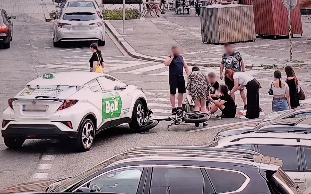 došlo k stretu cyklistu s motorovým vozidlom