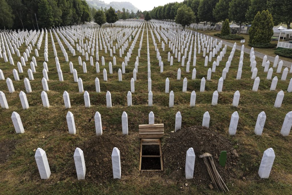 genocídy v Srebrenici