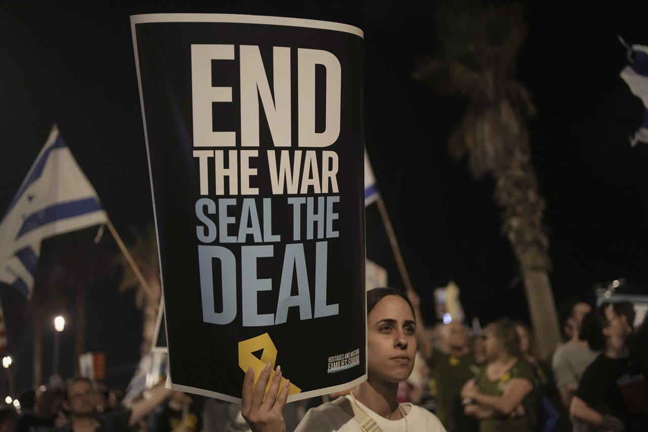 protest vojna Izrael Palestína Hamas