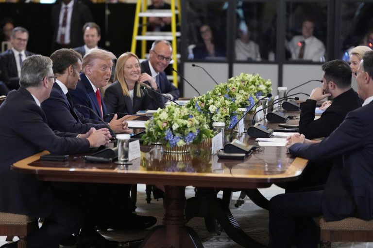 Zelenskyj a európski lídri v Bielom dome