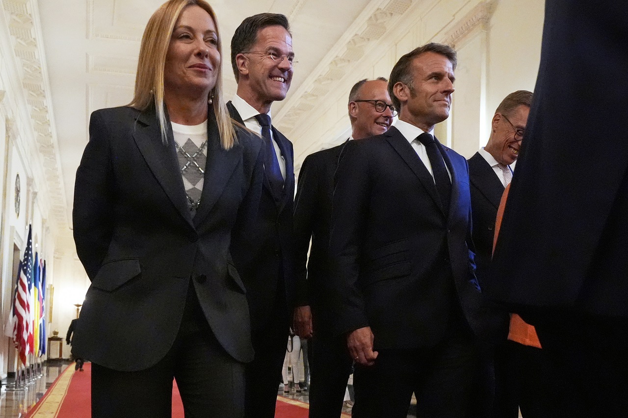 Trump Zelenskyj Rutte Macron