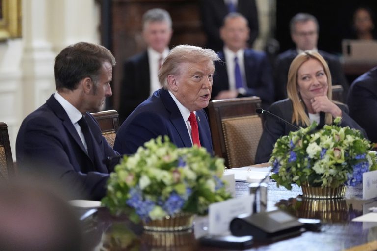 Macron Trump Meloni