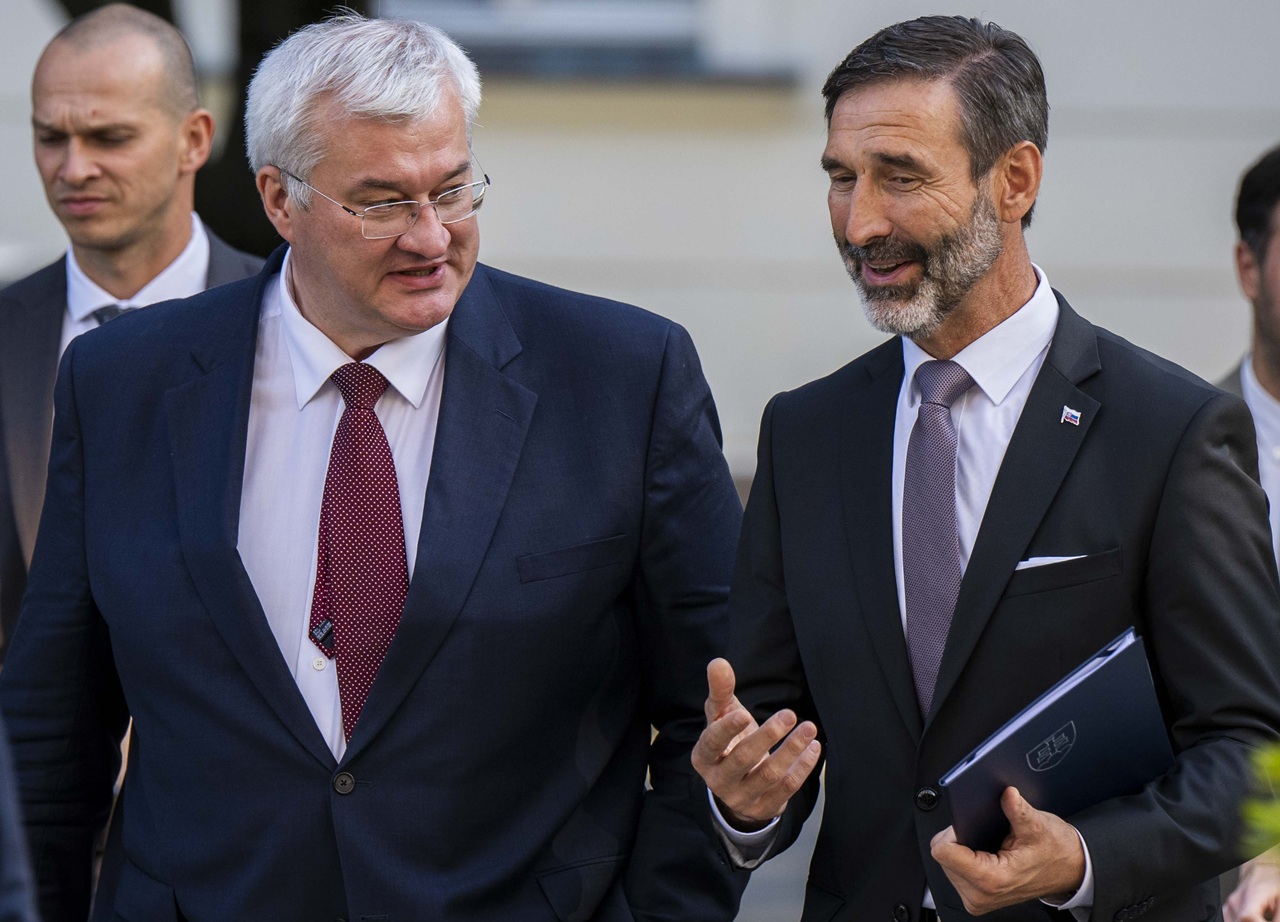 Ukrajinský minister zahrančiných vecí Andrij Sybiha na návšteve Slovenska