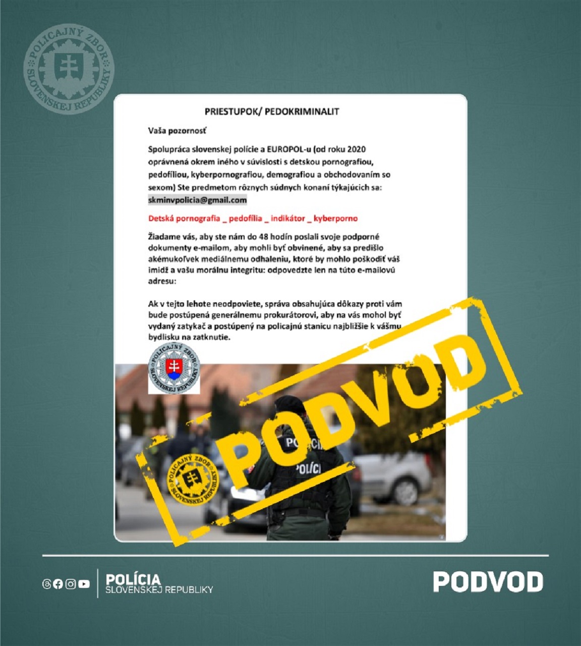 falošný e-mail