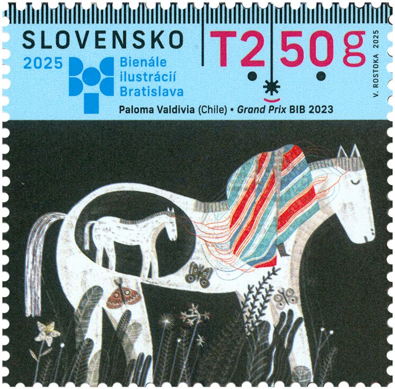 Slovenská pošta známka Bienále