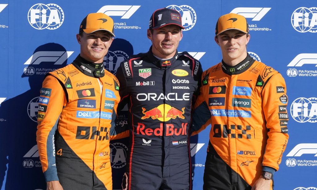 Verstappen Norris Piastri VC Taliansko Monza
