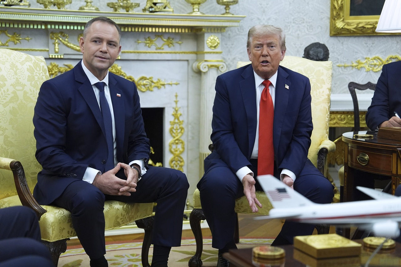 Trump Nawrocki Biely dom