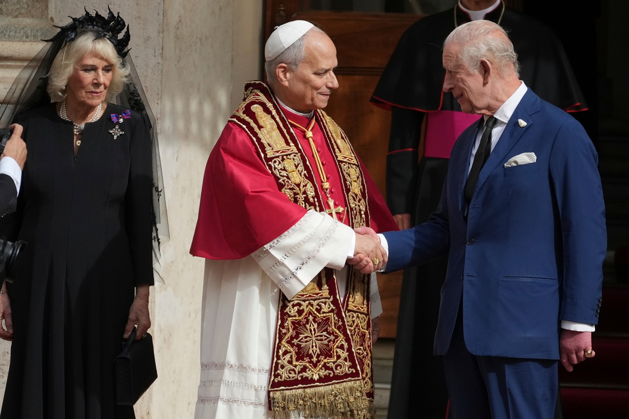 Britský kráľ na návšteve Vatikánu
