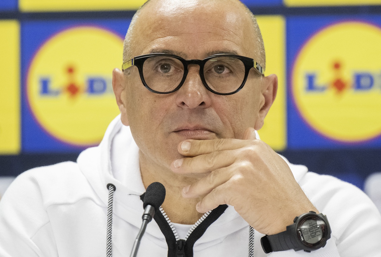 Oficiálna tlačová konferencia slovenskej futbalovej reprezentácie pred zajtrajším kvalifikačným zápasom proti Luxembursku