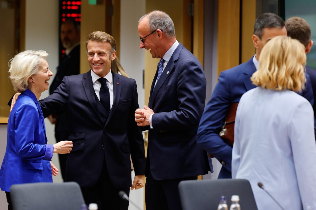 Merz Macron Leyenová
