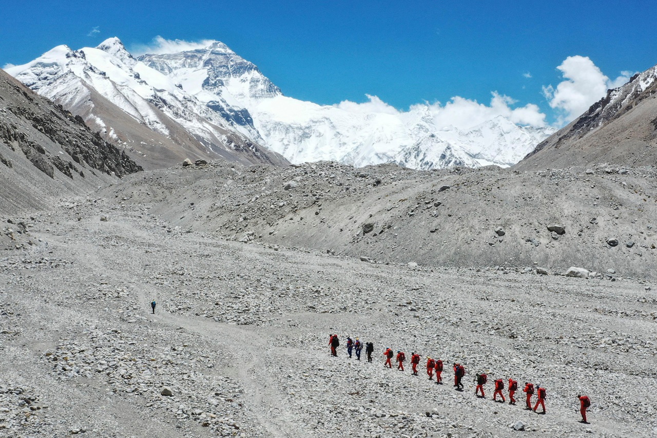 Čína turisti Mount Everest