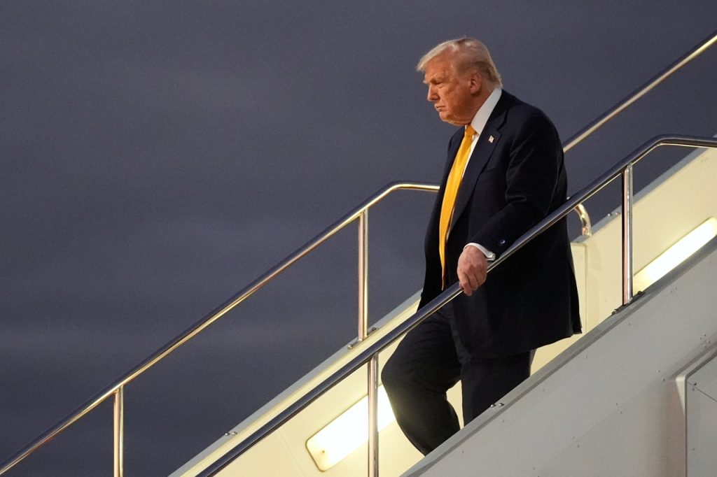 Trump v Ázii ážijské turné Oir Force One