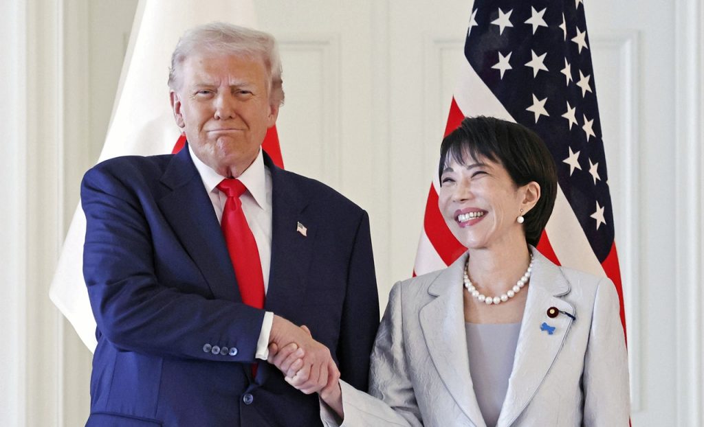 Japan Trump Asia Takaičiová