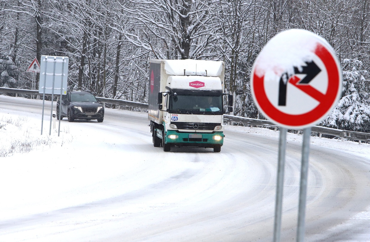 Banská Bystrica sneženie