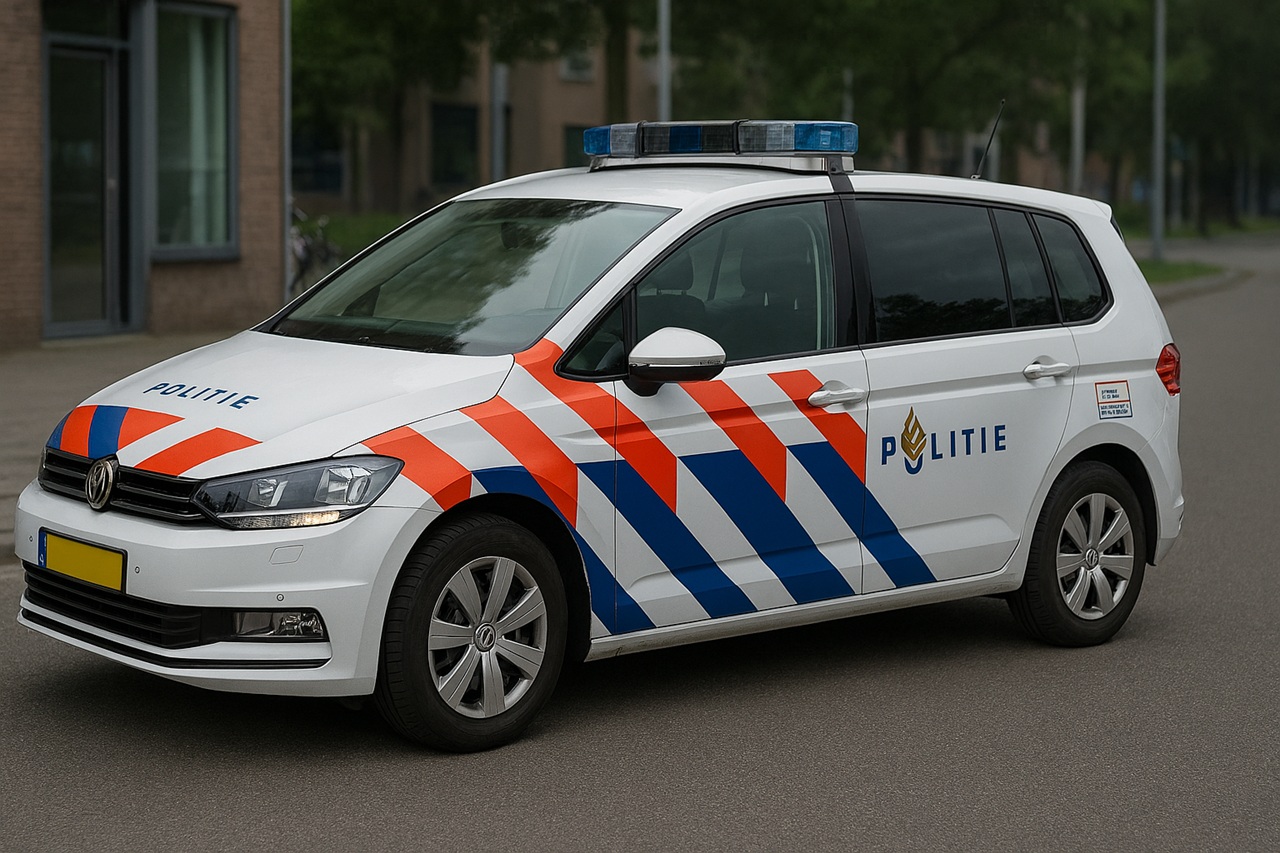 holadská polícia policajné auto-jd2025122312