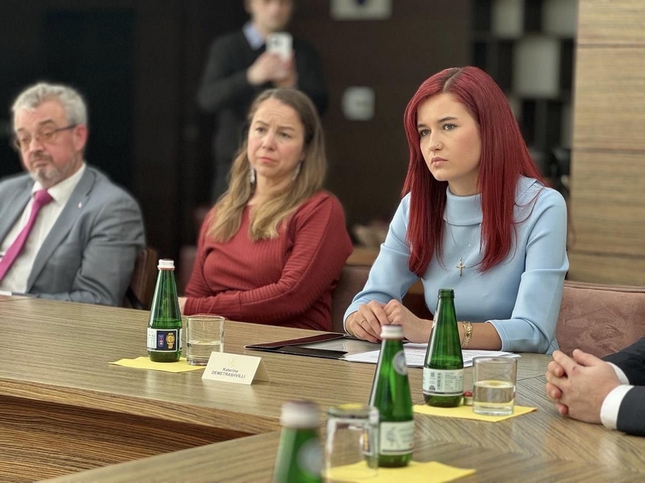 Marek Benda Michaela Šebelová Katerina Demetrashvili