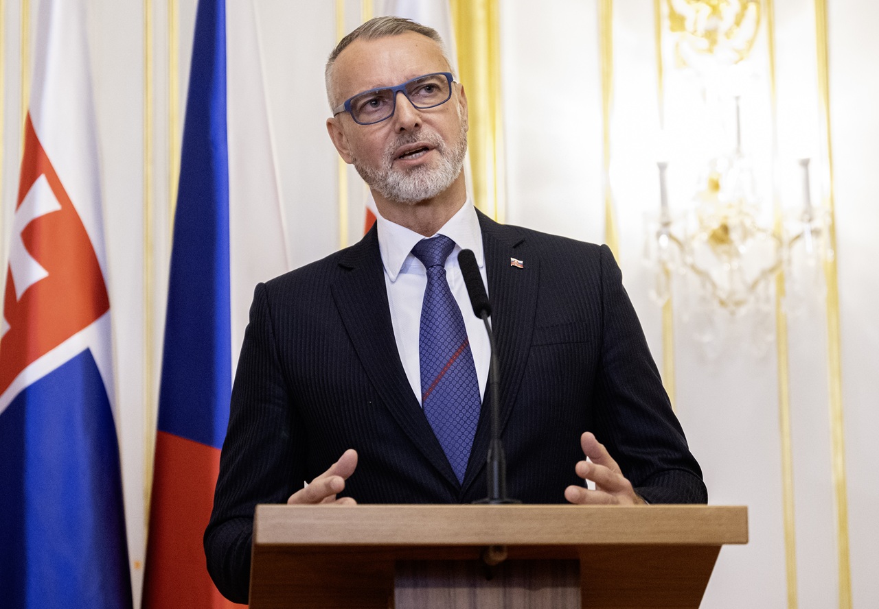 Predseda NR SR Richard Raši prijal na Bratislavskom hrade predsedu Poslaneckej snemovne Parlamentu ČR Tomia Okamuru