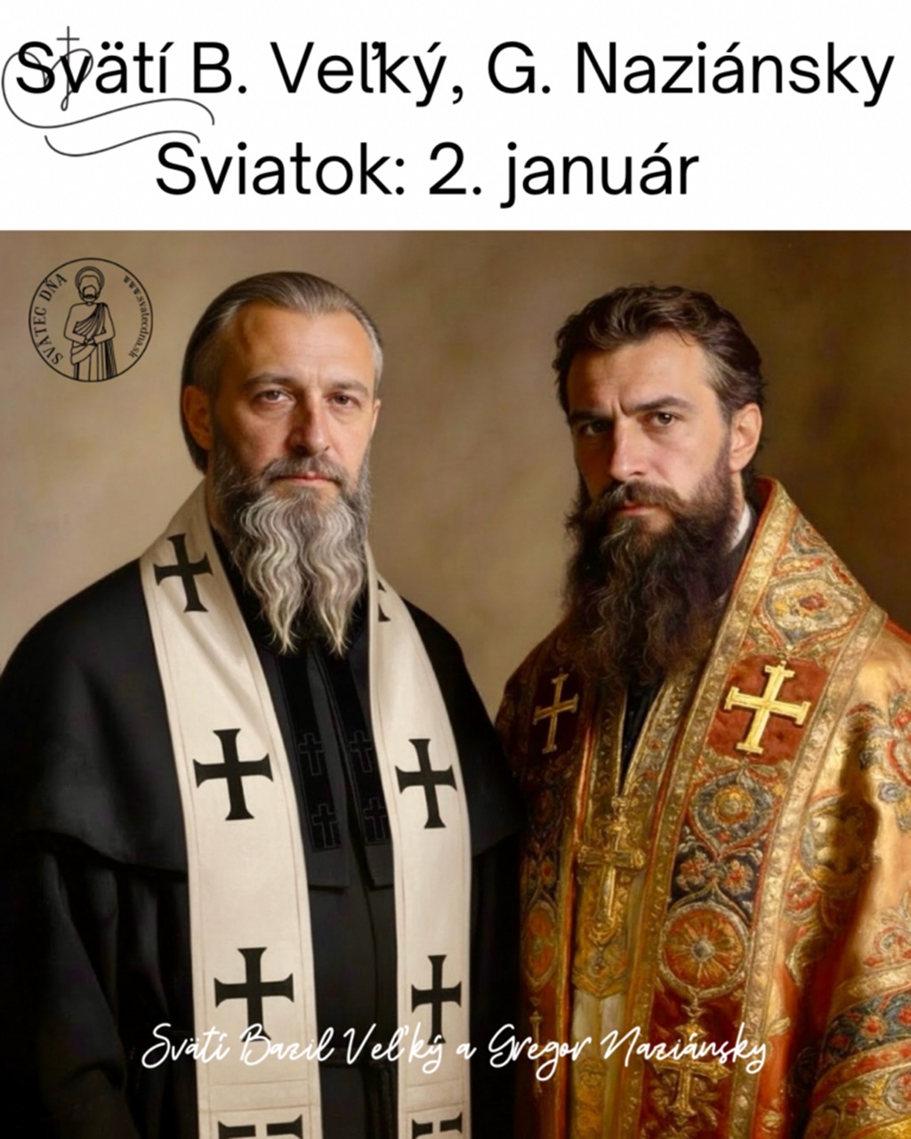 Svätí Bazil Veľký a Gregor Naziánsky