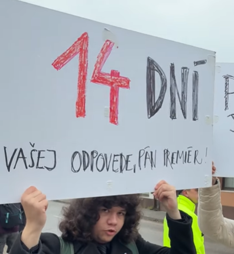 modra študent protest