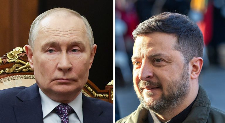 Vladimir Putin, Volodymyr Zelenskyj