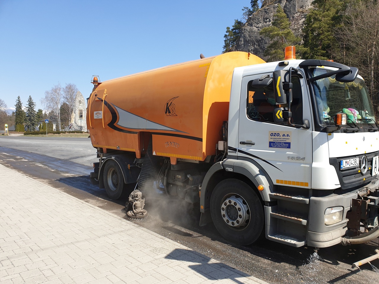 čistenie ulíc