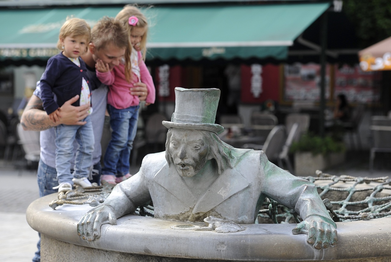 trenčín fontána Vodník